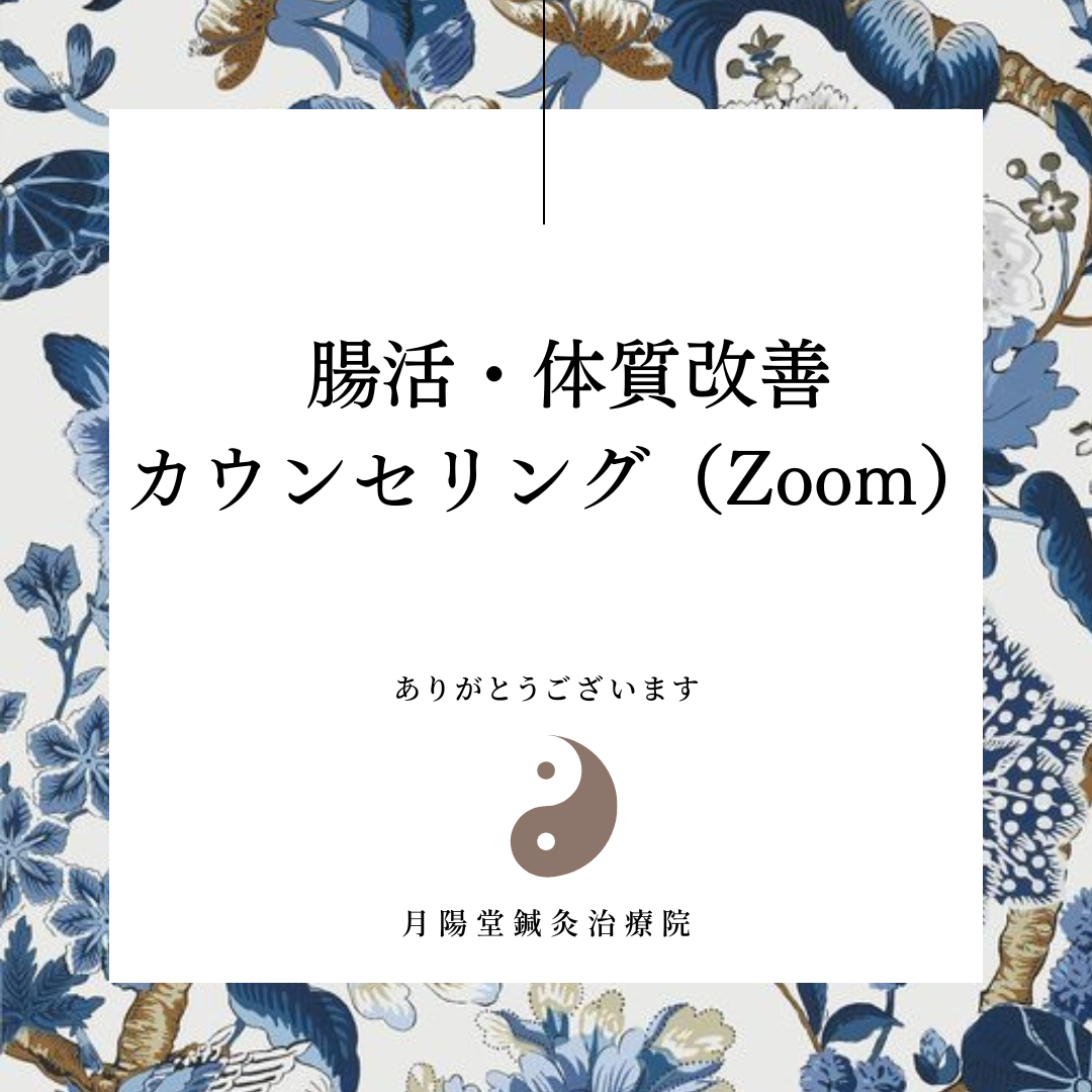 オンライン腸活・体質改善カウンセリング(Zoom)
